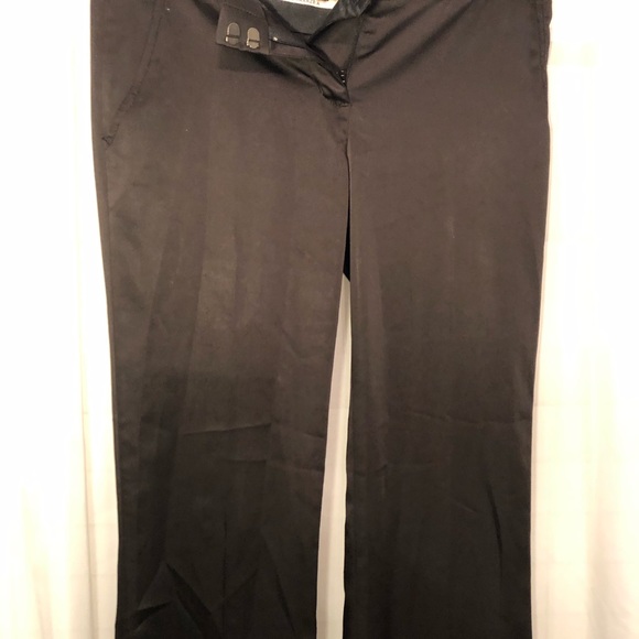 BCBG black straight leg trouser slacks size 2 - Picture 13 of 16